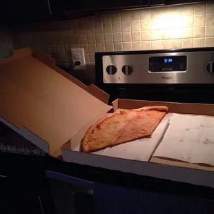 When I say the x-large pie is huge, believe me.