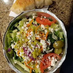 Greek salad. Big enough to be meal.