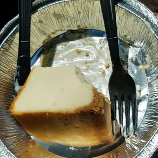 Could not resist the New York cheesecake! We had to take it to go!