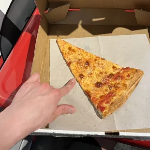 Small slice compared to my small hand