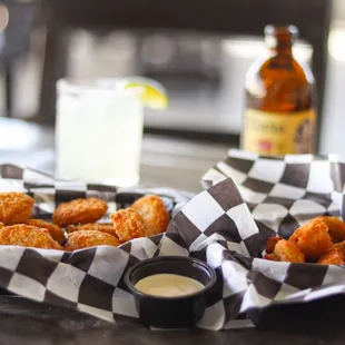 Spicy Fried Pickles &amp; Fried Mushrooms