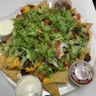 Nachos are yummy