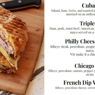 Check out our Deli Menu