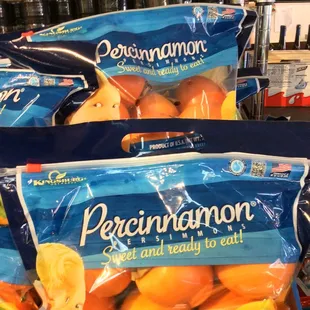 two packages of fresh fruit