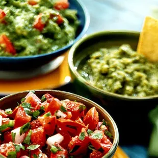 Fresh Salsas &amp; Guacamole