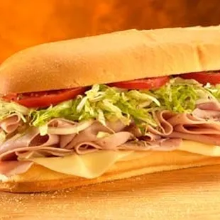 Foot long subs made to order.