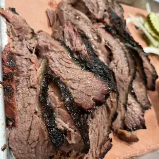 Yummy. 1 pound fatty brisket.