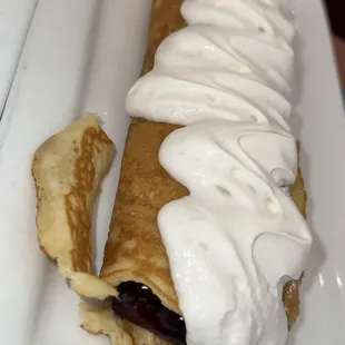 Hotcake fruit roll