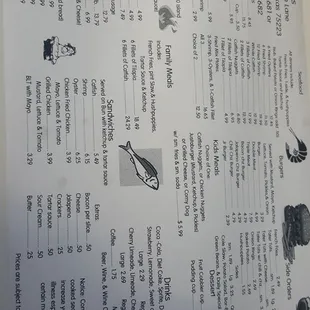 Paper Menu
