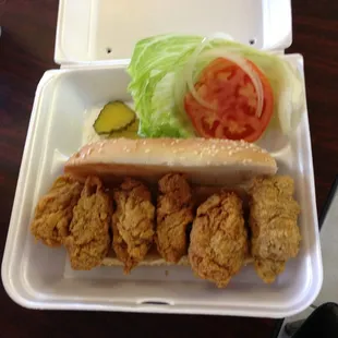 Oyster po-boy