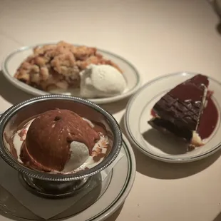 Boston Cream Pie Slice, Old Fashioned Apple Pie, Butterscotch Chiffon Pie