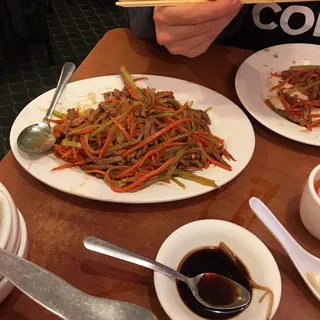 Dried sauteed Beef with Carrot