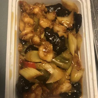 Scallops and Prawns with Garlic Sauce