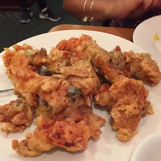 Deep Fried Spiced Chicken Chunks with Bone