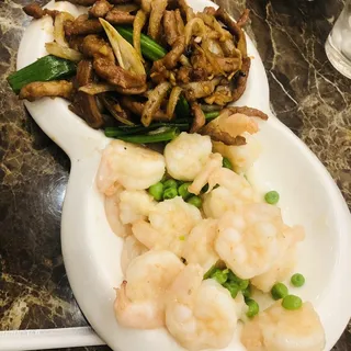 Sauteed Shrimp with Hunan Pork