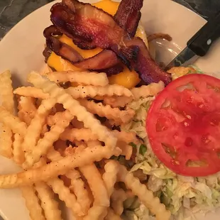 My friend's order--burger (it was huge, she needed a knife to split it).