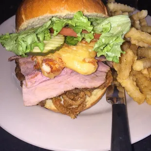 Hall of Fame curd burger