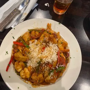 Chicken and Shrimp Jambalaya Dinner