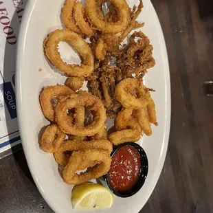 Calamari it was just ok