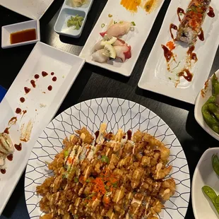 food, sushi and sashimi, sushi, sashimi