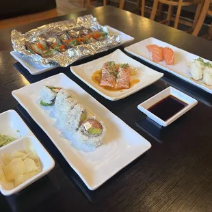 sushi, food, sushi and sashimi, sashimi