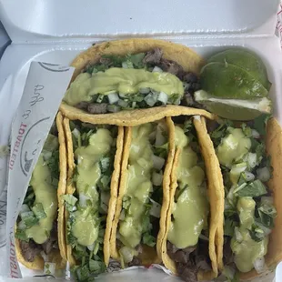 Carne asada tacos.