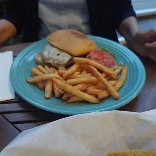 Wife's Gringa cheeseburger. Pretty good!