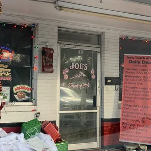 Front door and specials