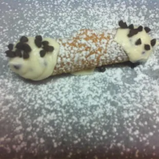 Cannoli. The filling made in house. Very good.