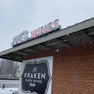a sign on the side of a building