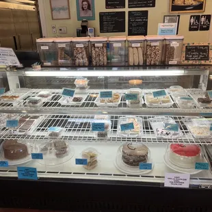 Biscotti and more! Limit two slices of cake per customer!