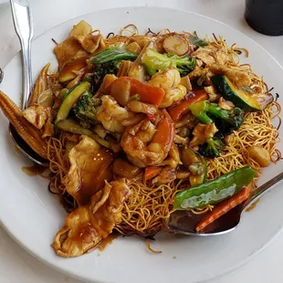 Pan fried noodles