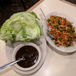 Chicken lettuce wraps