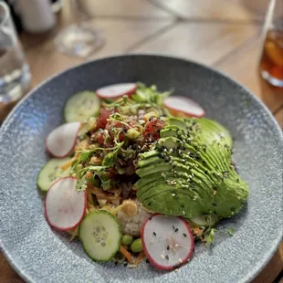 Ahi Poke bowl w/ avocado