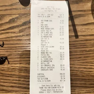 We were 4 and  a kid and she put party of 8 on the system just to get the gratuity.