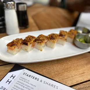 Seared Salmon Sushi