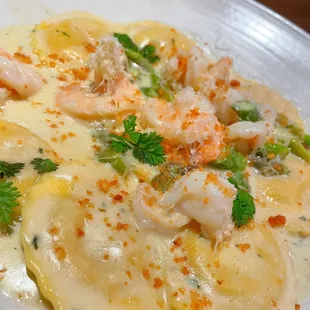 Shrimp Ravioli