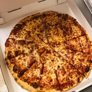 a pizza in a box