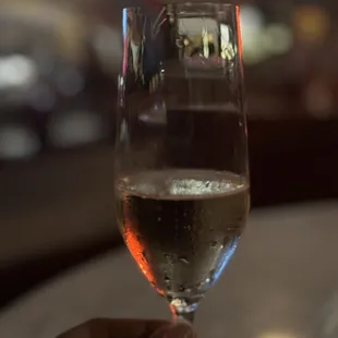 Complementary champagne