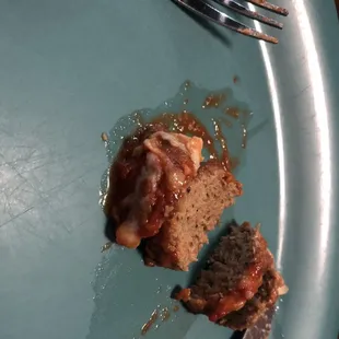 Meatball cut up