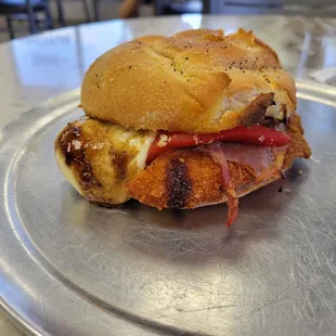 Chicken cutlet sandwich