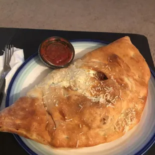 Chicken Parmigian Calzone