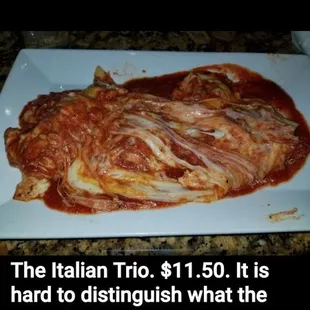 This was my husband's trio. It's definitely a head scratcher.