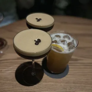 Espresso Martini &amp; Peach Bourbon