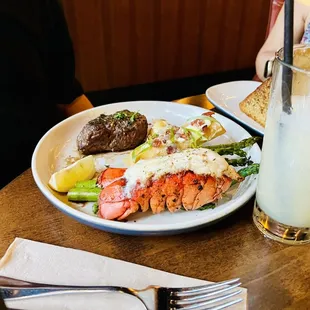 Filet &amp; lobster tail