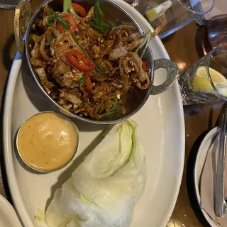Szechuan Chicken Lettuce Wraps