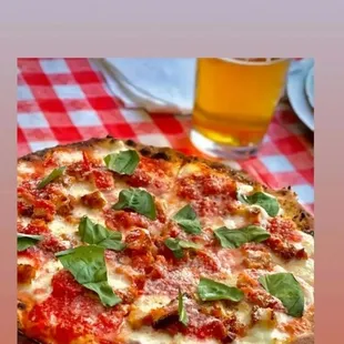 pizza, food