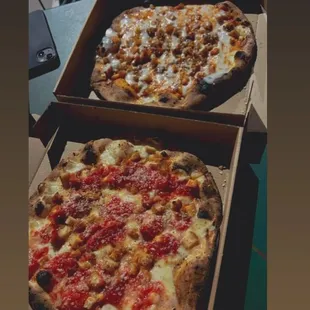 pizza, food