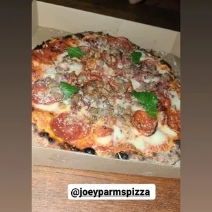 pizza, food