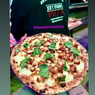 pizza, food